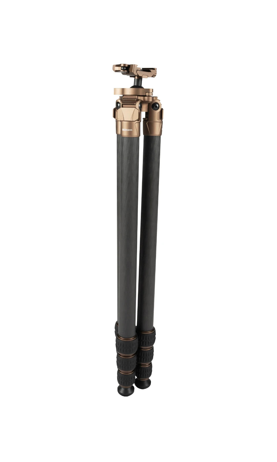 Linkogear Carbon Fiber Tripod – Picatinny/Arca, 64" Max, 66lb Capacity - Brown - Korvel