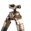 Linkogear Carbon Fiber Tripod – Picatinny/Arca, 64" Max, 66lb Capacity - Brown - Korvel