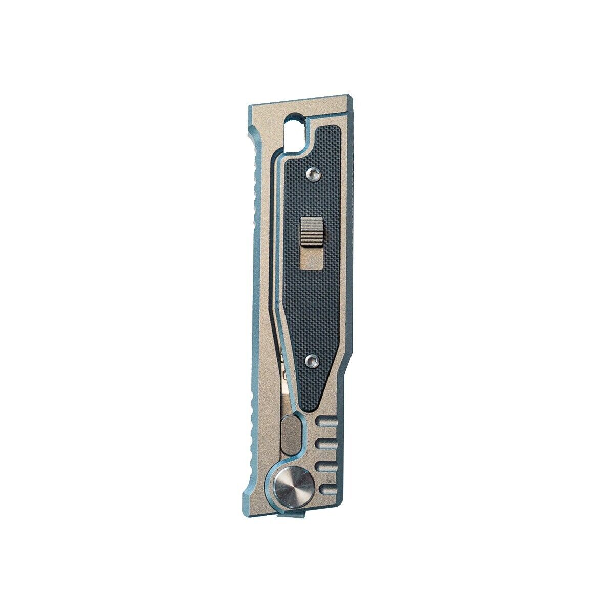 MUCITUP Rampart Tanto Sliding Blade Knife - Tactical Steel Sage