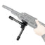 Linkogear HB-C02M Carbon Fiber Bipod – Quick-Detach, Adjustable 7-10” - Korvel