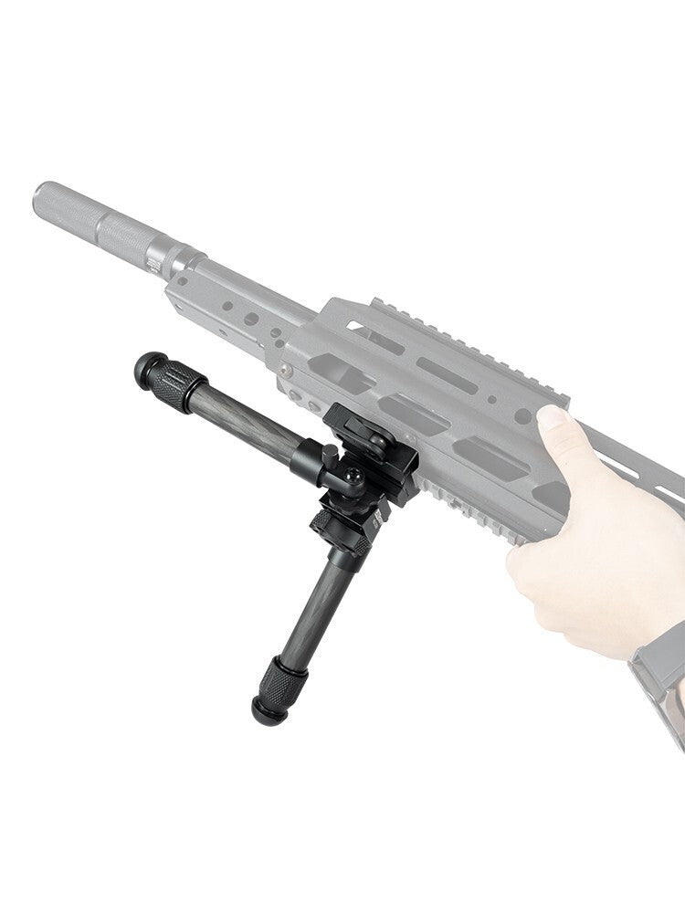 Linkogear HB-C02M Carbon Fiber Bipod – Quick-Detach, Adjustable 7-10” - Korvel