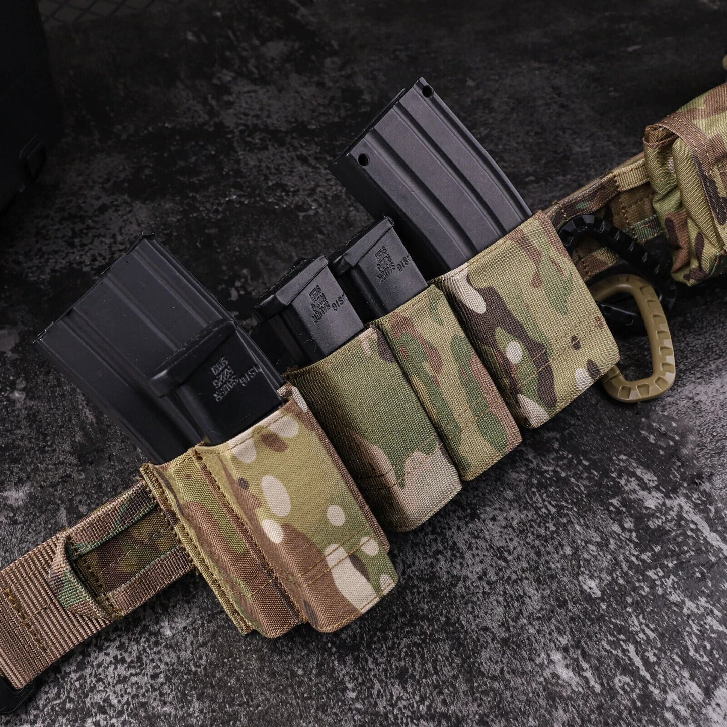 KRYDEX Tactical 9mm Pistol Magazine Pouch - Multicam