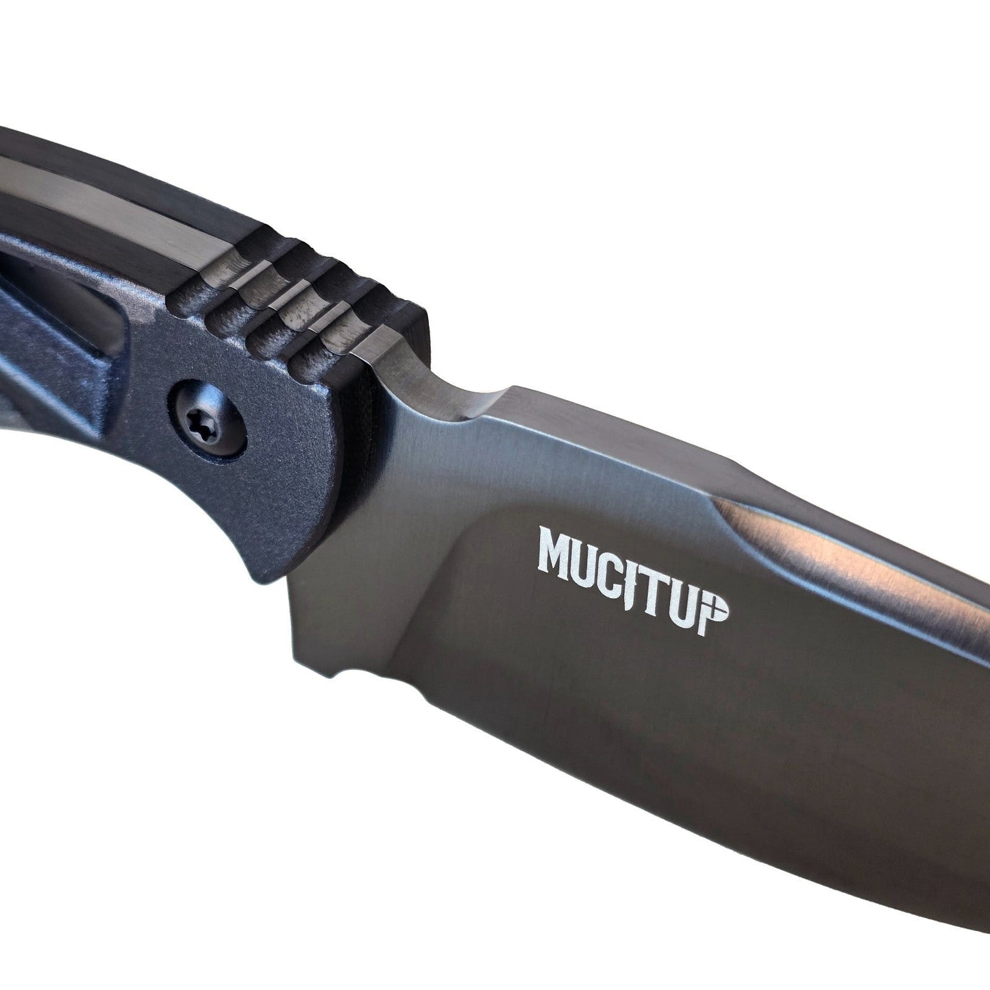 Couteau à lame fixe MUCTAC Surge en édition limitée MUCITUP - Acier D2, lame DLC de 3"