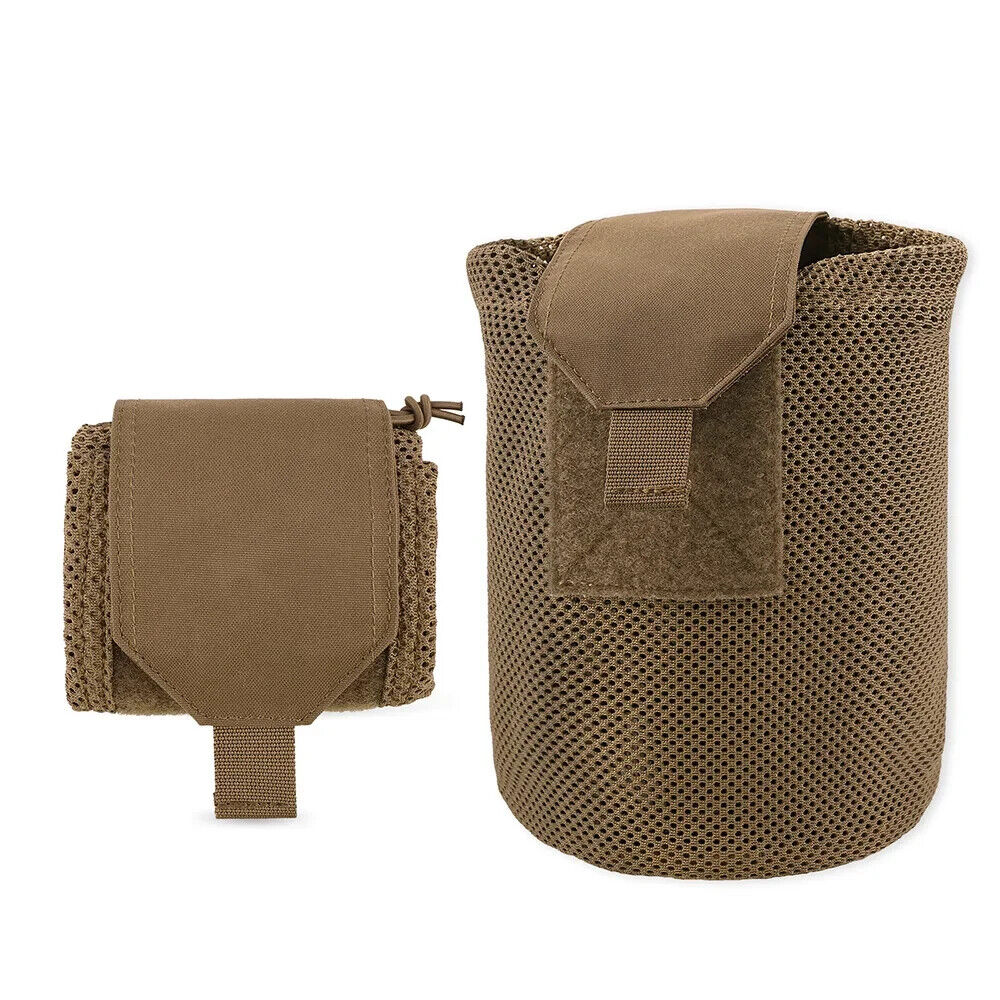 KRYDEX Tactical Mesh Dump Pouch - Versatile MOLLE-Compatible Carrier for Magazines - Korvel