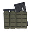 IDOGEAR Bolsa Táctica Triple para Cargadores MOLLE - Compatible con Cargadores de 5.56 y 9mm
