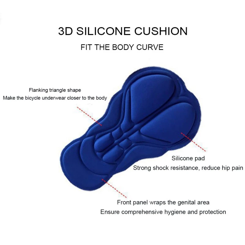 Premium Cycling Shorts for Men and Women with Gel Padding