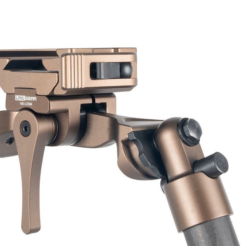 Linkogear HB-C05M Bipied en Fibre de Carbone - Arca Swiss & Picatinny