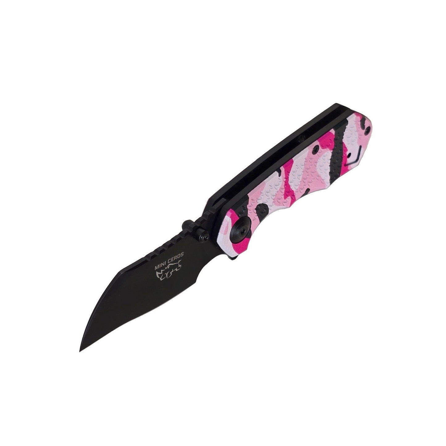 MUCITUP Mini Ceros Pink Camo Folding Knife