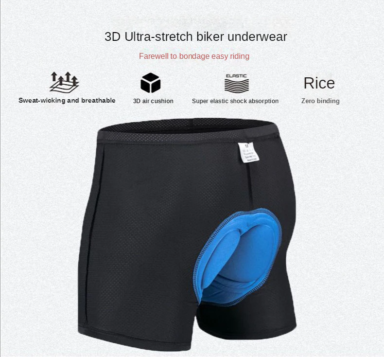 Premium Cycling Shorts for Men and Women with Gel Padding