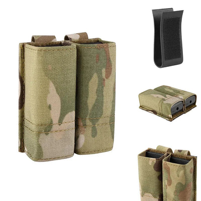 KRYDEX Tactical 9mm Pistol Magazine Pouch - Multicam