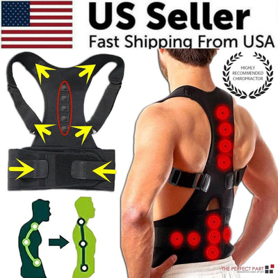Magnetic Posture Corrector Brace for Back and Shoulders - Korvel