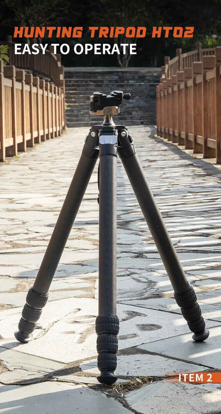 Linkogear HT-404CS Carbon Fiber Hunting Tripod Rest