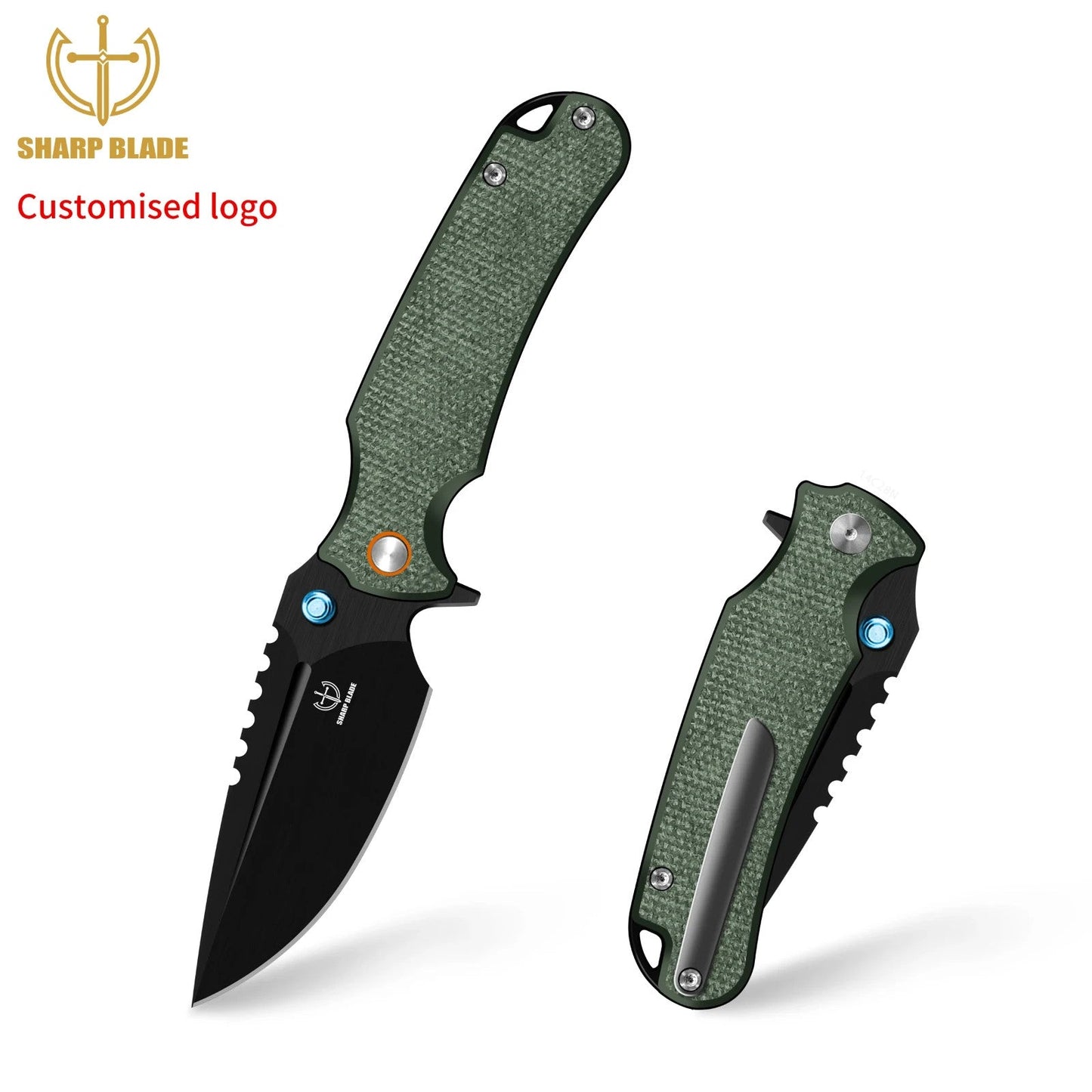Cuchillo Plegable Premium EDC Sharp Blade YH-SB05 - Mango de Micarta