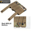 IDOGEAR Bolsa Táctica Triple para Cargadores MOLLE - Compatible con Cargadores de 5.56 y 9mm