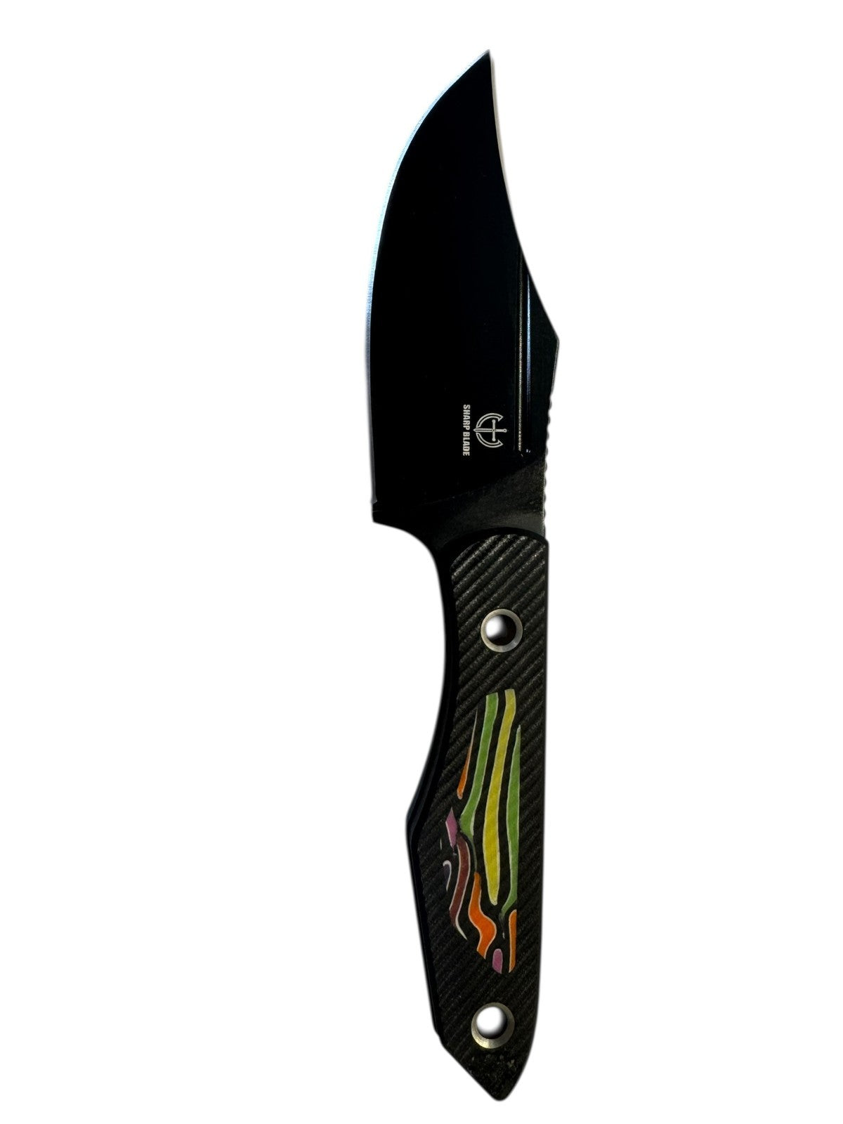 Sharp Blade YF06D Fixed Blade Hunting Knife - 9Cr18MoV G10, 8”