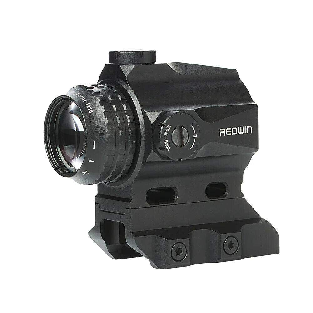 Corsac 1x18 Micro Prism Scope Etched Reticle 8 Day+2 NV IPX67 Hunting Optic - Korvel