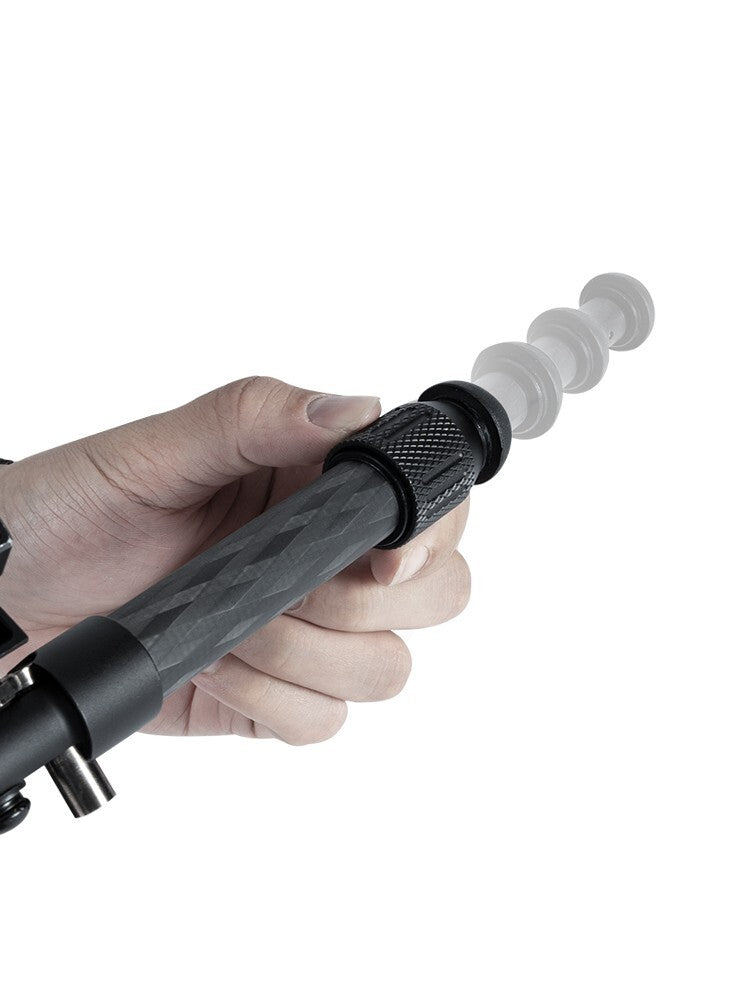 Linkogear HB-C02M Carbon Fiber Bipod – Quick-Detach, Adjustable 7-10” - Korvel
