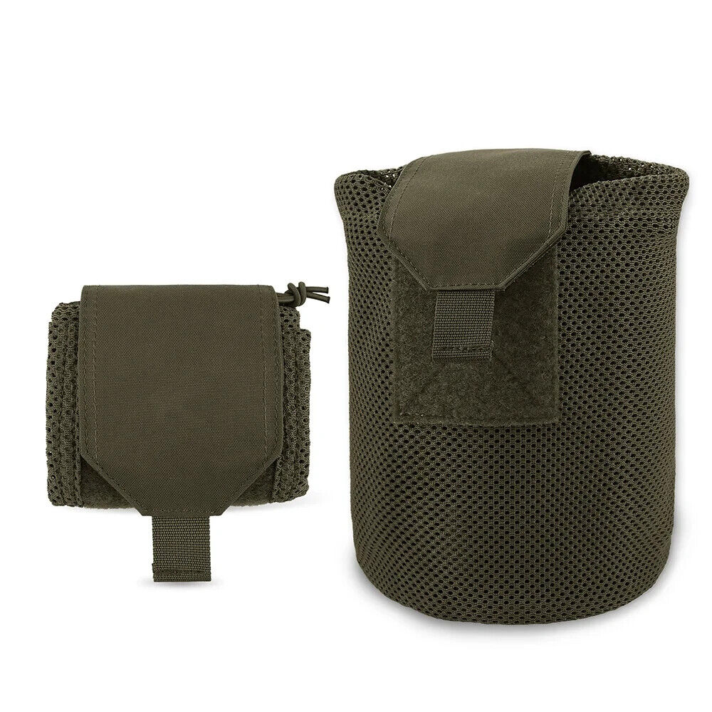 KRYDEX Tactical Mesh Dump Pouch - Versatile MOLLE-Compatible Carrier for Magazines - Korvel