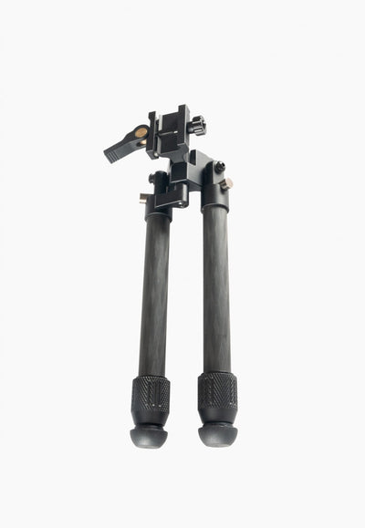 Linkogear HB-C01L Carbon Fiber Tac Bipod – QD Picatinny – Rubber & Spike Feet - Korvel