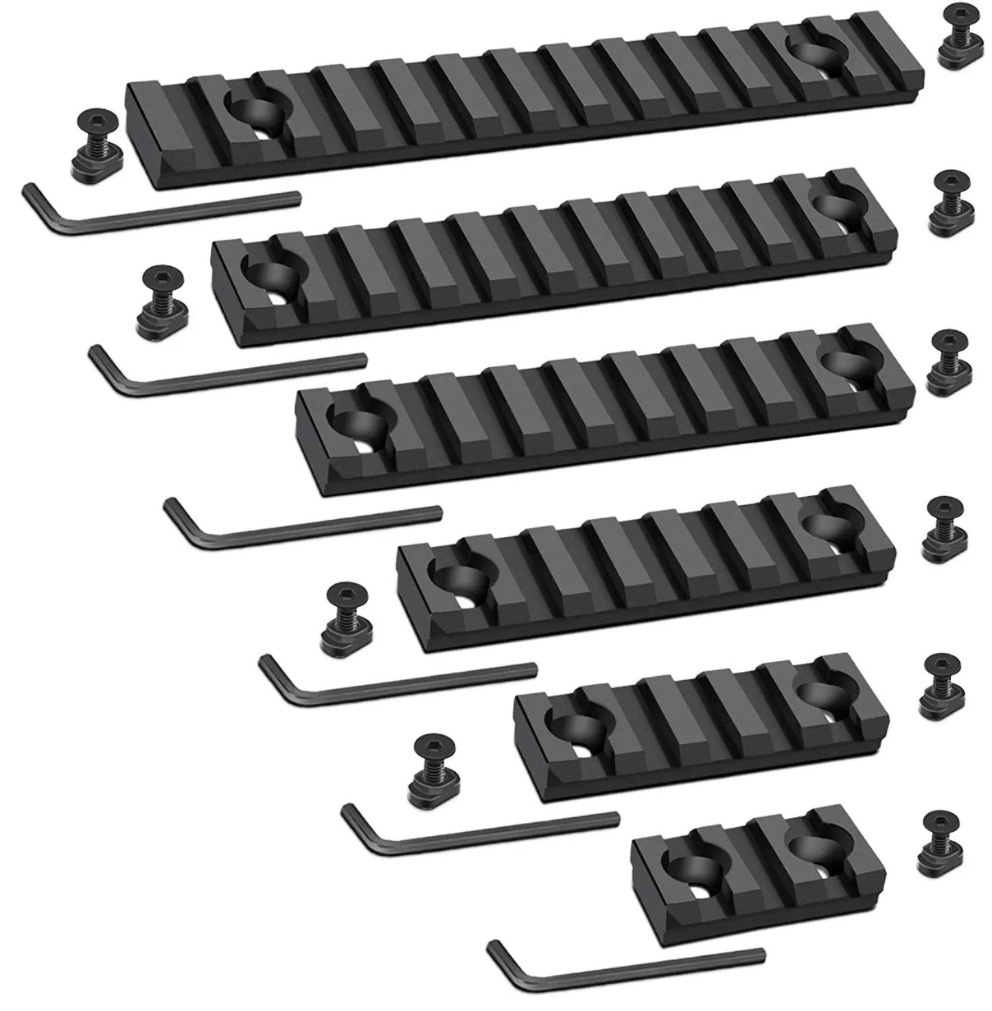 LINKOGEAR MLOK-Style Picatinny Rail - 6061-T6 Aluminum