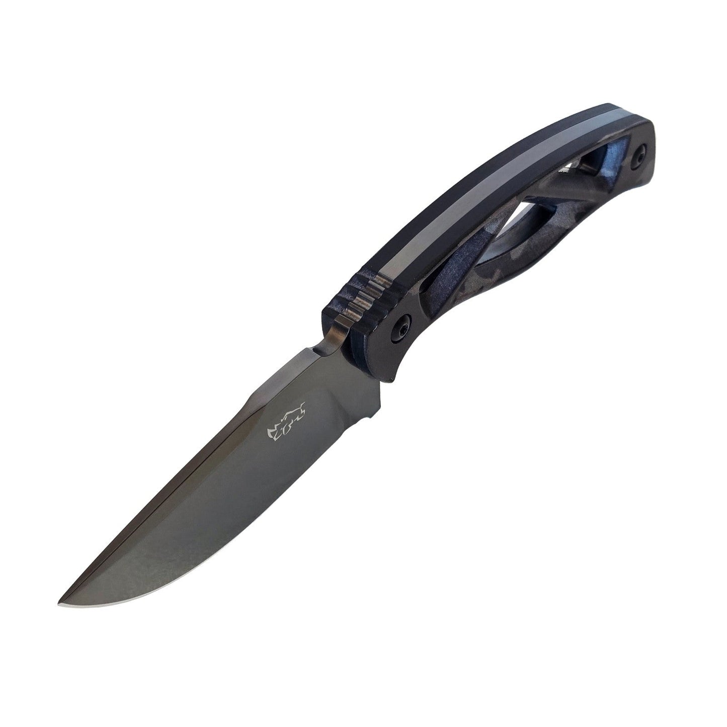Couteau à lame fixe MUCTAC Surge en édition limitée MUCITUP - Acier D2, lame DLC de 3"