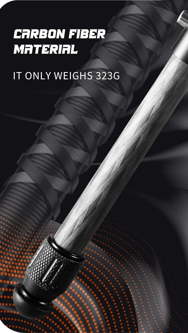 Bipode Linkogear HB-C02M – Marrón, Fibra de Carbono, Desmontable Rápido, Ajustable de 7-10”
