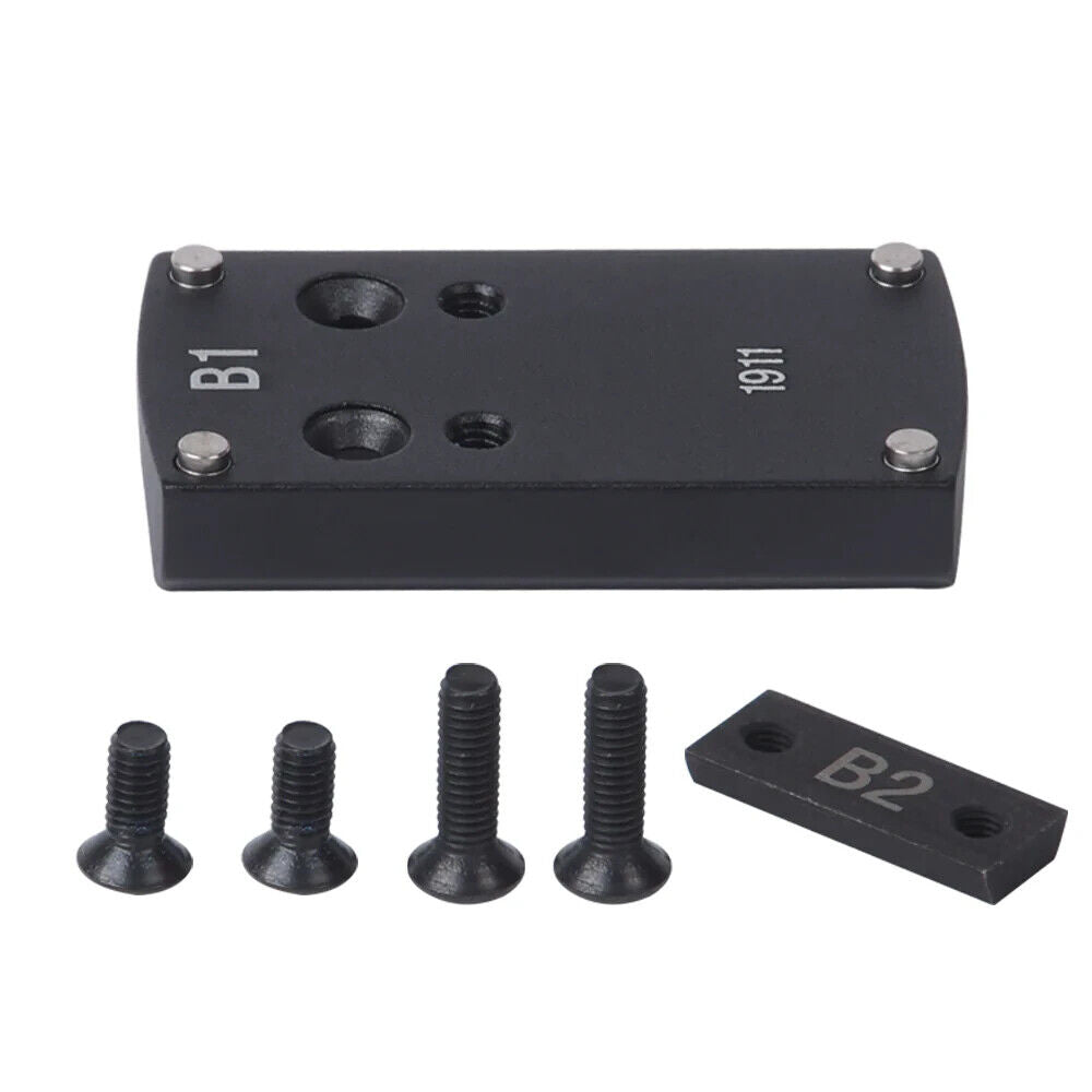 Red Win Pistol Sight Mount Bases for Glock, 1911, Sig, Beretta, Springfield, HK