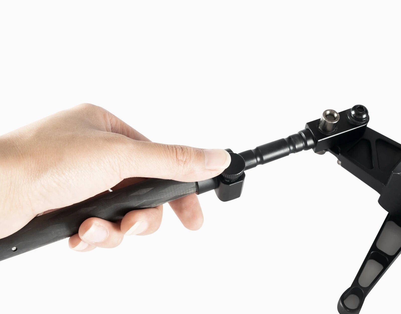 Linkogear HB-C03 Carbon Fiber Bipod Picatinny & ARCA Monoball Fix 26mm Mount - Korvel