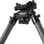 Linkogear HB-C02M Carbon Fiber Bipod – Quick-Detach, Adjustable 7-10” - Korvel