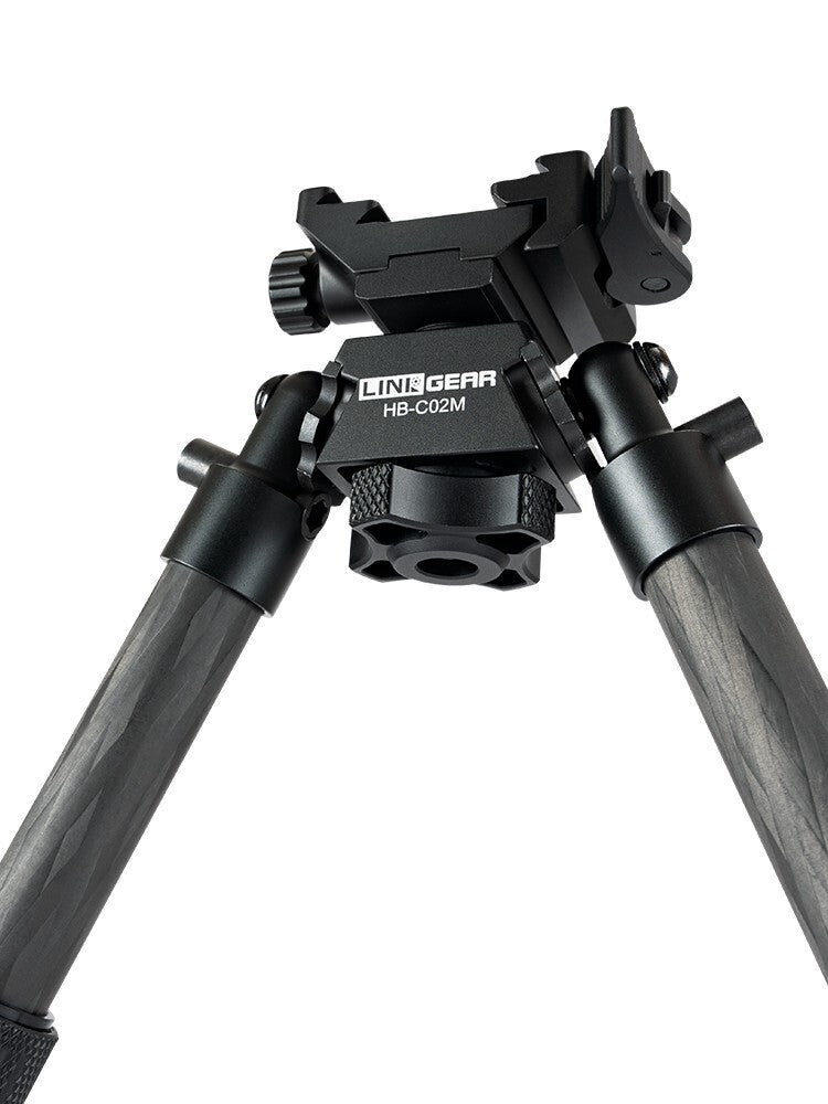 Linkogear HB-C02M Carbon Fiber Bipod – Quick-Detach, Adjustable 7-10” - Korvel