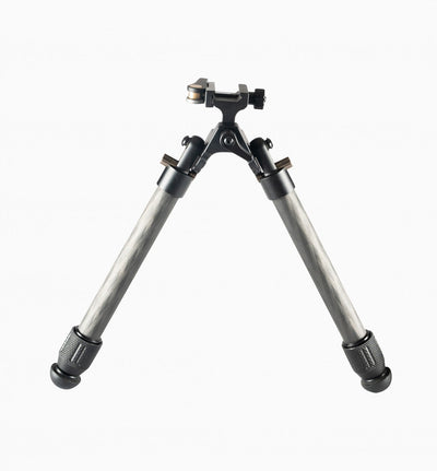 Linkogear HB-C01L Carbon Fiber Tac Bipod – QD Picatinny – Rubber & Spike Feet - Korvel