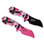 MUCITUP Mini Ceros Pink Camo Folding Knife