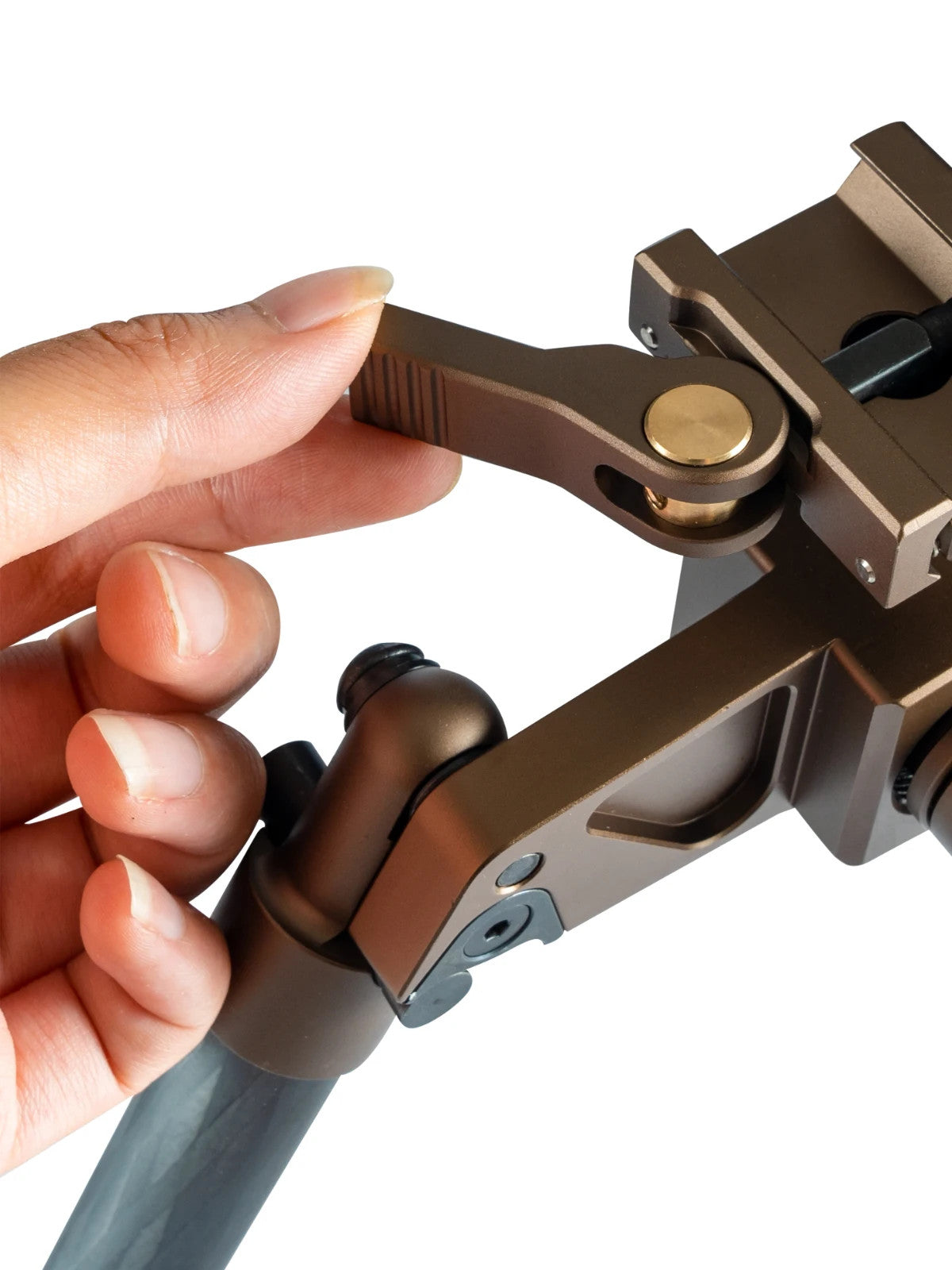 Linkogear HB-C03 Carbon Fiber Bipod - Picatinny & ARCA Monoball Fix