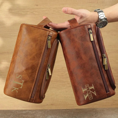 Men's Premium Personalized Travel Toiletry Bag