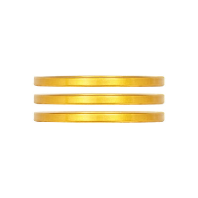 Industry Nine iRiX Headset Spacer - 2.5mm Aluminum Gold (3pcs)