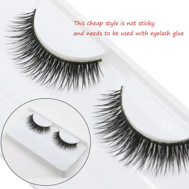 Self-Adhesive False Eyelashes for Effortless Beauty