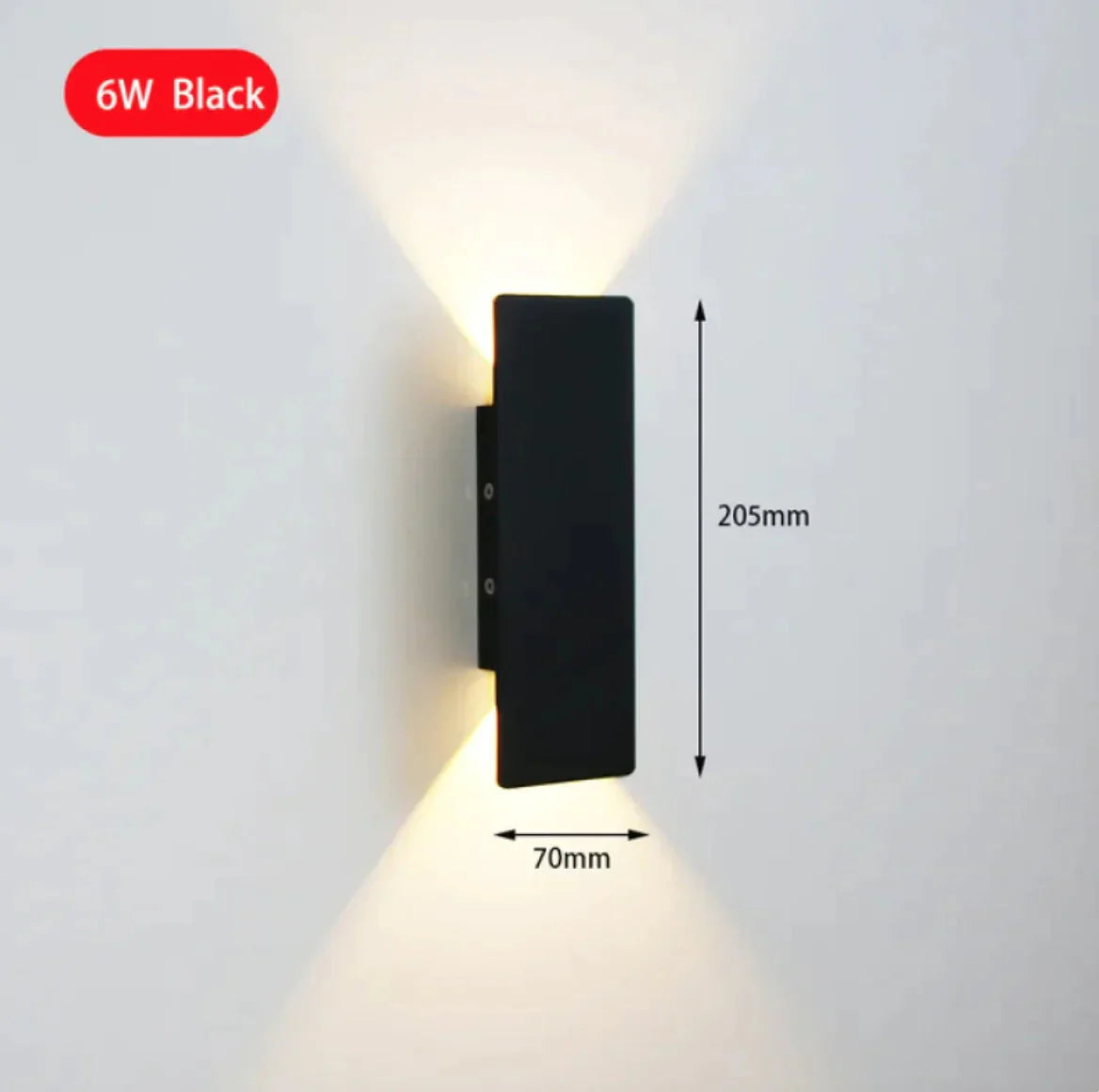 Modern 6W LED Indoor Wall Lamp for Bedroom & Living Room