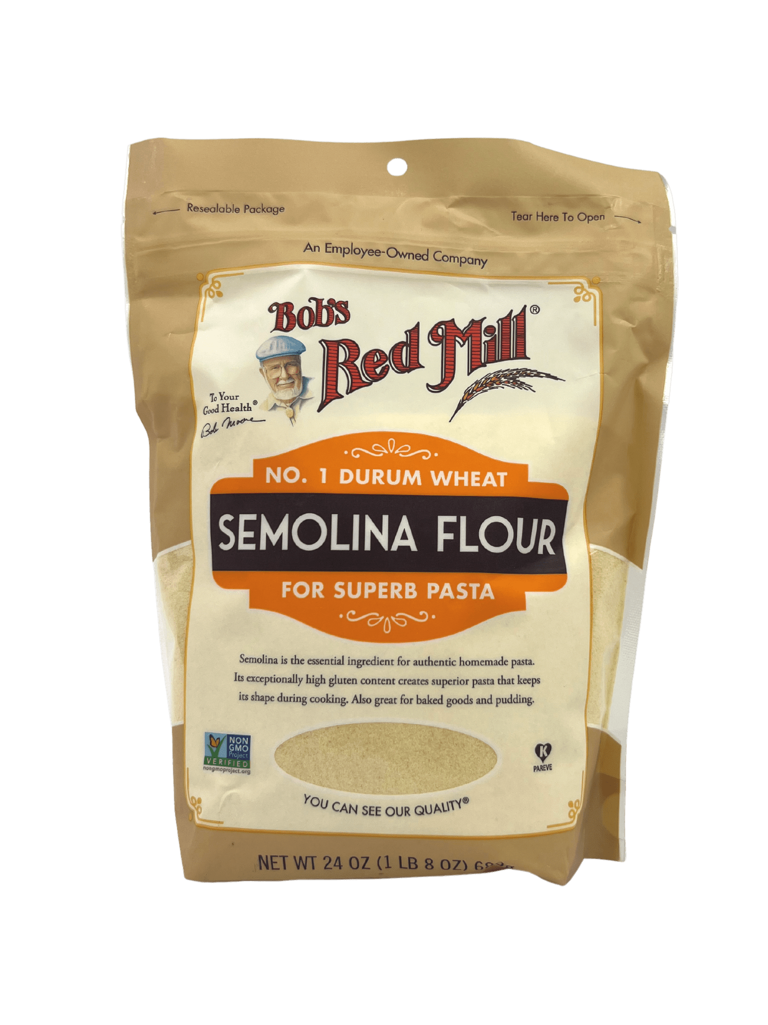 Premium Durum Semolina Flour by Bob's Red Mill - Korvel