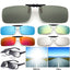 Gafas de sol clip-on polarizadas con espejo UV400