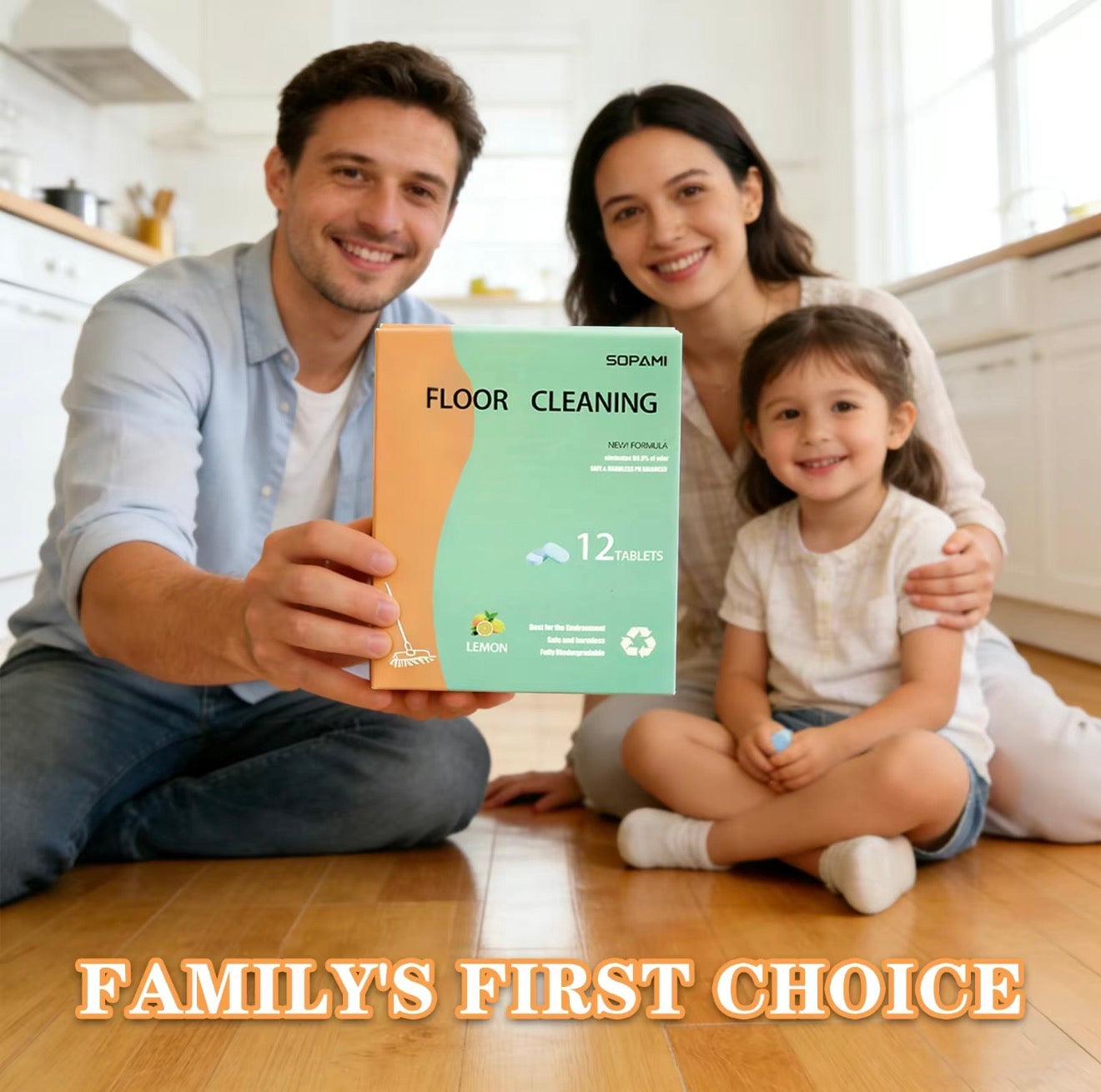 FreshFloor Cleaning Tablets - Convenient Floor Care