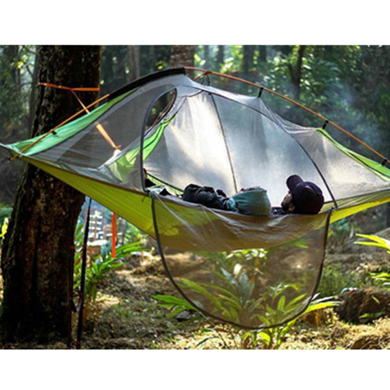 Tente de camping premium surélevée pour aventures en plein air