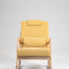 Rocking Chair Upholstered Fabric Rocking Armchair Indoor with High Backrest Glider Chairs and Lumbar Pillow for Living Room - Korvel