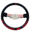 SPDZ1 Geisha Steering Wheel – Classic 2-Spoke Suede Elegance - Korvel