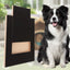 Grattoir à griffes et planche de toilettage rétractable en bois pour animaux de compagnie