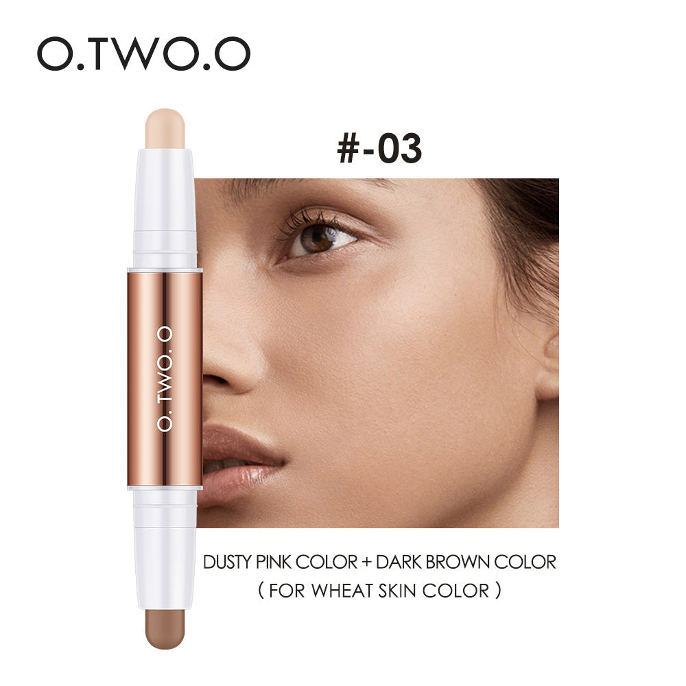 Radiant Modeling Face Light Shadow Double Head Repair Stick Clavicle Shadow Pen Face Three-Dimensional Highlight Concealer SC030 - Korvel