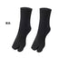 Men and Women Summer Fiber Two Finger Socks Black Kimono Flip Flop Sandal Split  Toe Socks New - Korvel