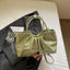 Bolso de hombro con forma de nube plisada Niche para mujeres
