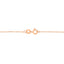 Collier Pendentif Solitaire en Diamant en Or Rose 10K Certifié AGS