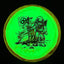 Glow Halo S-Blend Emperor - X-Out Disc Golf Driver