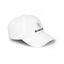 Casquette en coton à profil bas avec art linéaire de chat "Pas une personne sociable"